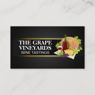 Picnic Graphics Vin och ost Visitkort