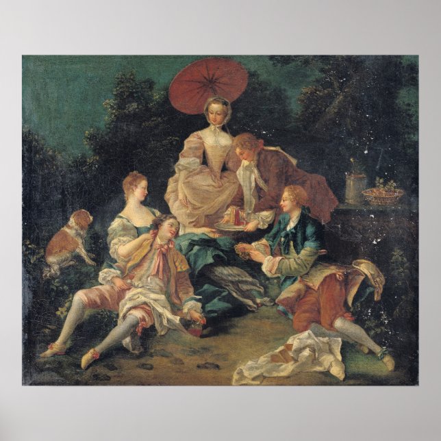 Picnic i en park poster (Framsidan)