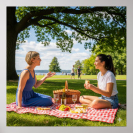 Picnic i parken poster