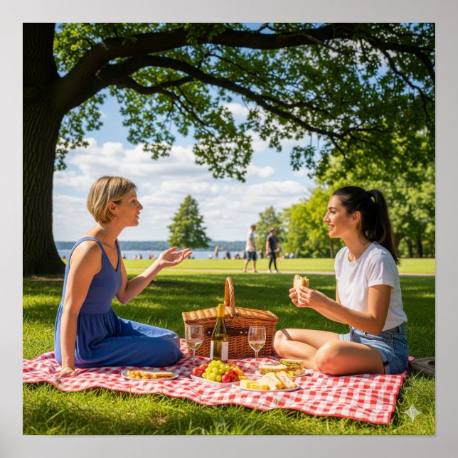 Picnic i parken poster (Framsidan)
