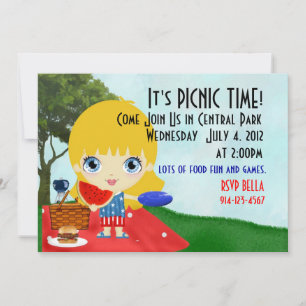 Picnic-inbjudan Inbjudningar
