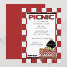 Picnic-inbjudningar