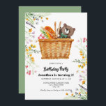 Picnic Kid Birthday-inbjudan Julkort<br><div class="desc">Picnic Födelsedagsfest inbjudan, en underbar idé för barn och sommarfödelsedagar. Lägg till anpassningsbarnas ordalydelse i den här designen genom att använda rutorna "Redigera den här designmallen" på objektets höger, eller klicka på den blå "Anpassa den" om du vill ordna texten, ändra typsnitt och färg och även lägga till ytterligare information...</div>