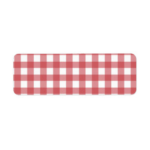 Picnic Mönster Returadress Etikett