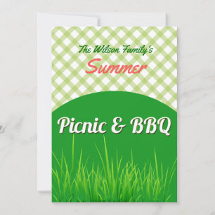Picnic- och BBQ-inbjudan Inbjudningar