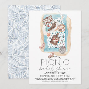 Picnic på Beach-Möhippan Inbjudningar