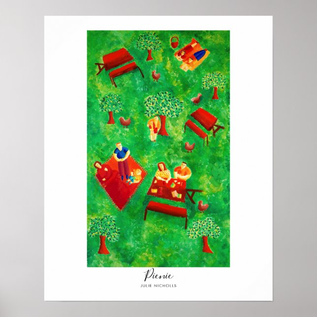 Picnic Painting Poster (Framsidan)