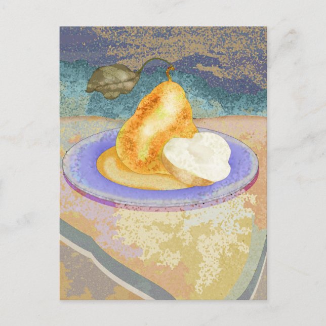 Picnic Pear Vykort (Framsida)