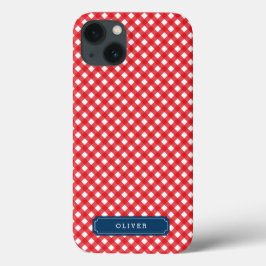 Picnic Red Gingham Personalize med Namn