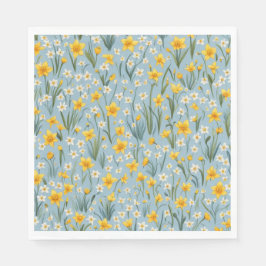 Picnic Tallrikar - Daffodils Pappersservett