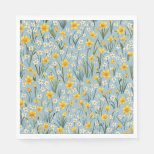Picnic Tallrikar - Daffodils Pappersservett
