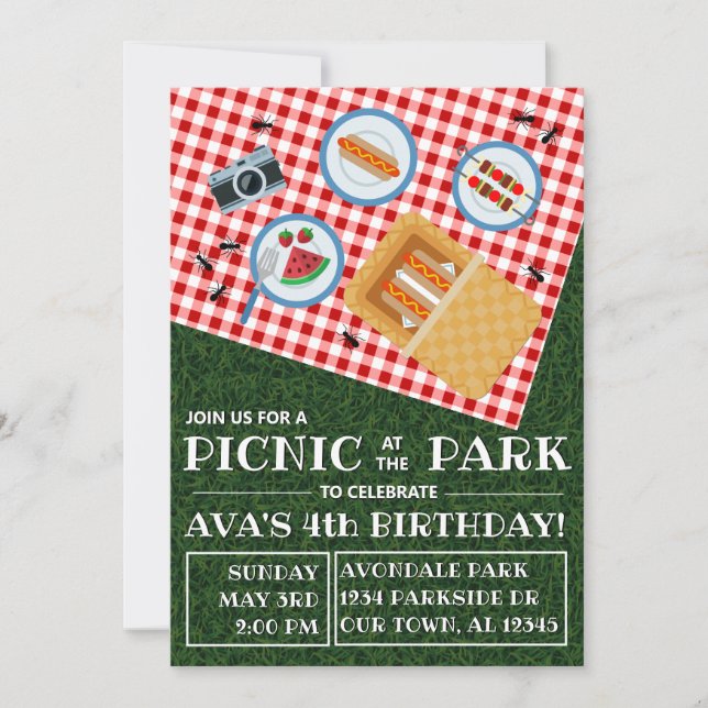 PICNIC vid PARK Inbjudningar (Framsida)