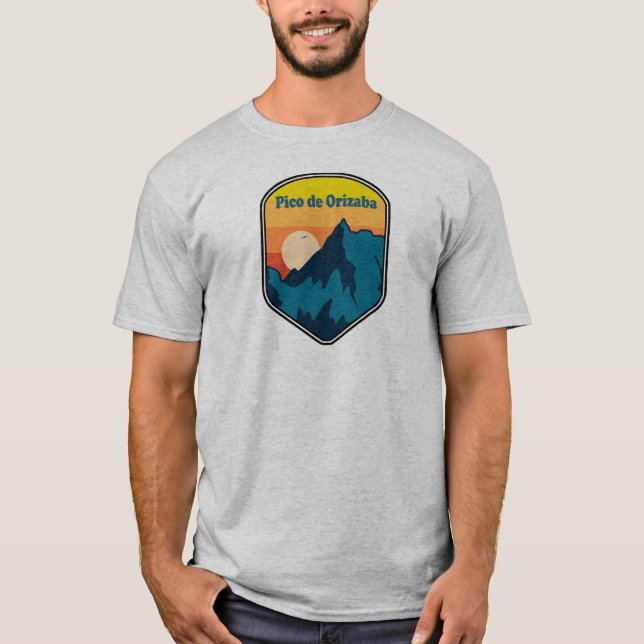 Pico de Orizaba Mexico Sunrise T Shirt (Framsida)
