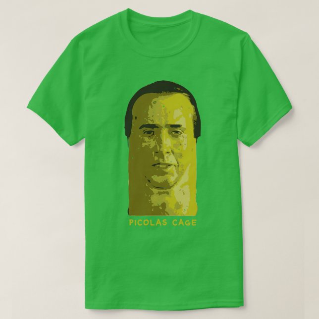 Picolas Cage T Shirt (Design framsida)