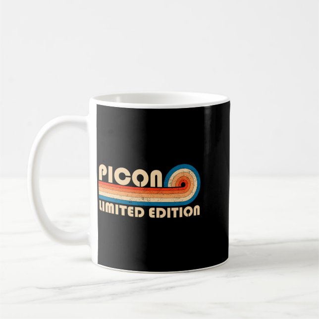 Picon Retro 70s 80s Solnedgång E Prestanda Kaffemugg (Vänster)