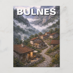 Picos de Europa Bulnes Spanien Resa Vykort