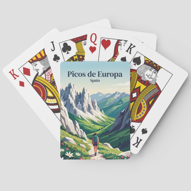 Picos de Europa Spanien Casinokort (Baksidan)