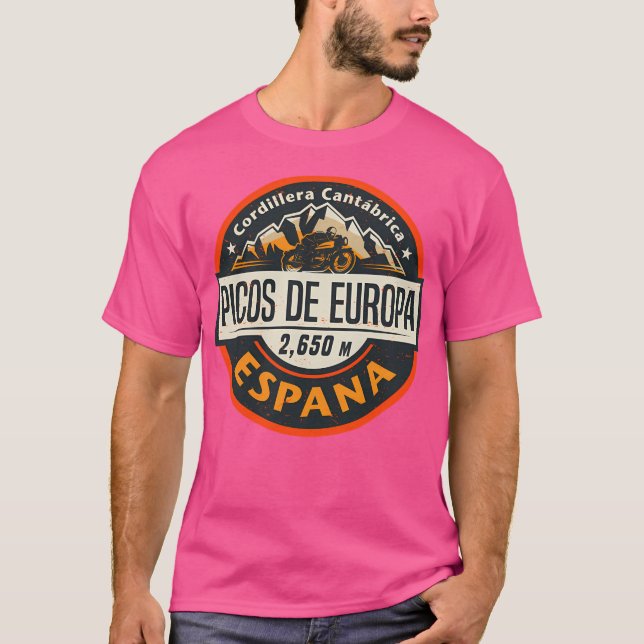 Picos De Europa Spanien T Shirt (Framsida)