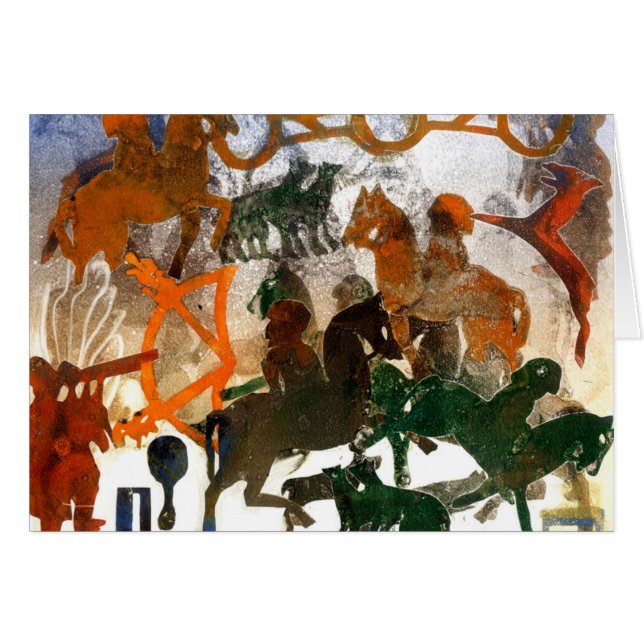 Pictish arv hälsningskort (Framsidan Horizontal)