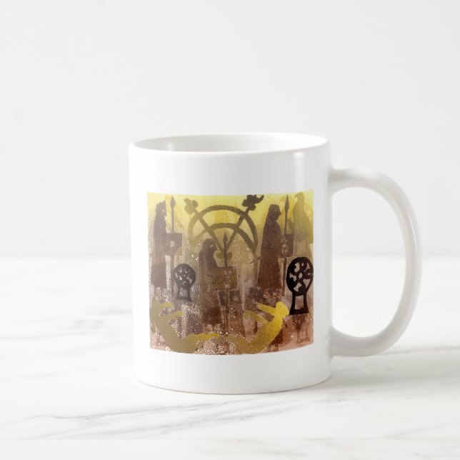 Pictish Birsay sten Kaffemugg (Höger)