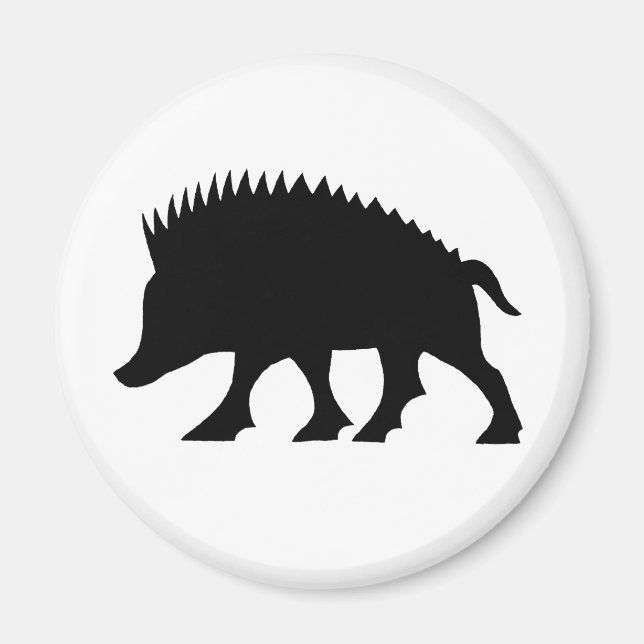Pictish Boar Cutout Magnet (Framsidan)