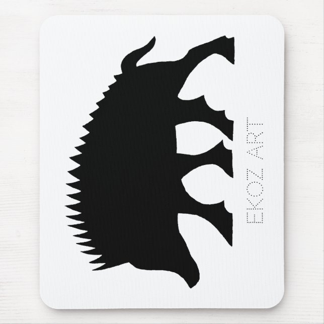 Pictish Boar Cutout Musmatta (Framsidan)