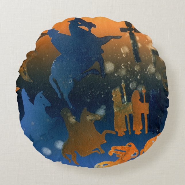 Pictish ceremoni rund kudde (Framsidan)