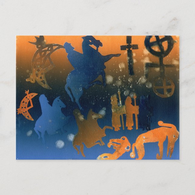 Pictish Ceremony Vykort (Framsida)