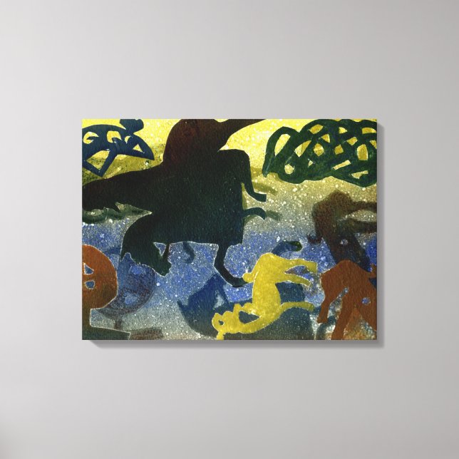 Pictish Horsperma Canvastryck (Framsida)