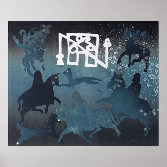 Pictish Hunting Scene I 1995 Poster (Framsidan)