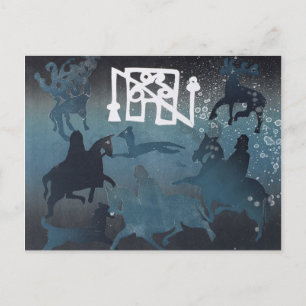 Pictish Hunting Scene I 1995 Vykort