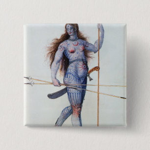 Pictish kvinna knapp