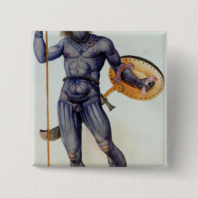 Pictish maninnehav en skydda knapp (Framsida)