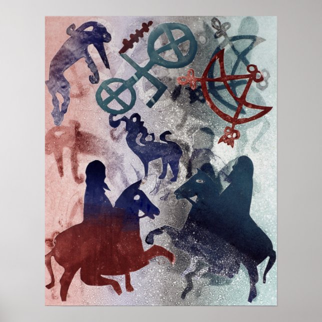 Pictish Riders 1996 Poster (Framsidan)