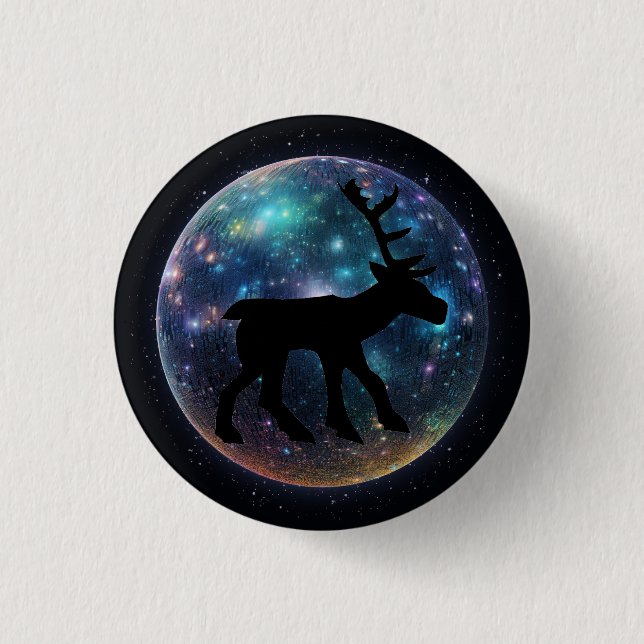 Pictish Stag Space Orb Knapp (Framsida)