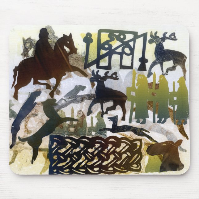 Pictish symboler och snöra åt musmatta (Framsidan)