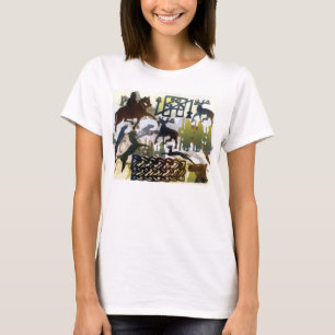 Pictish symboler och snöra åt t-shirt
