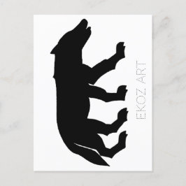 Pictish Varg Cutout Vykort