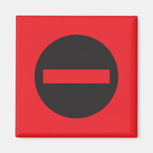 Pictogrammagneten, skriver in inte magnet