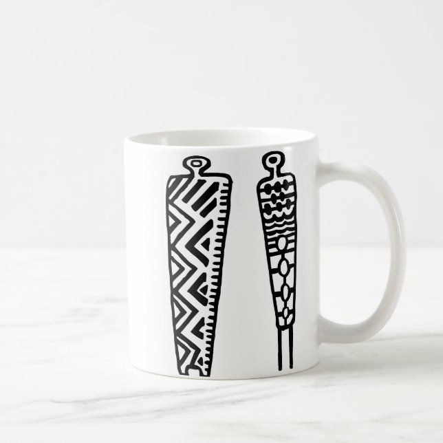 Pictograph Manar-BW Kaffemugg (Höger)