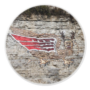 Pictograph Piasa Bird Photo Knopp