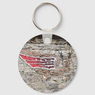Pictograph Piasa Bird Photo Nyckelring