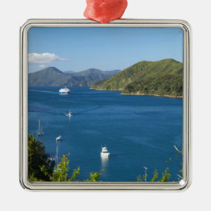 Picton Harbour, Marlborough Sounds, söder Julgransprydnad Metall