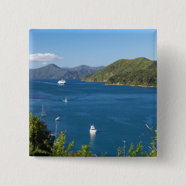 Picton Harbour, Marlborough Sounds, söder Knapp (Framsida)