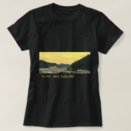 Picton New Zealand Marlborough Ljud-resa T Shirt