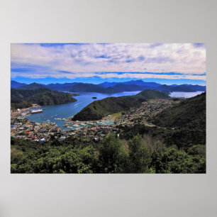 Picton och Marlborough Ljud Poster