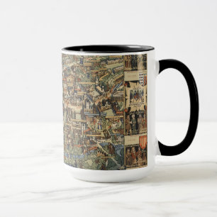 Pictorial Karta of Cambridge, England Mugg