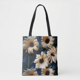picture flower bag tygkasse