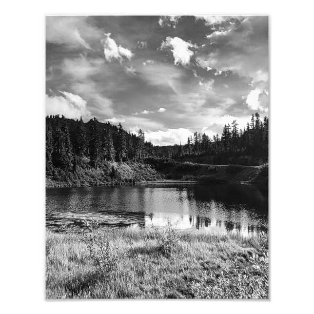 Picture Lake i North Cascades Fototryck (Framsidan)
