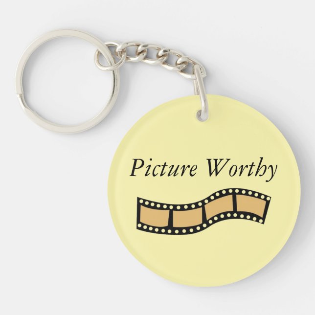 Picture Worthy Acrylic Keychain (Framsidan)